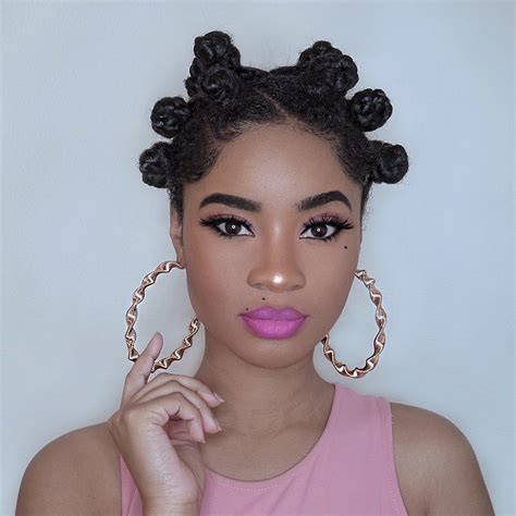 Bantu Knots Hairstyles With Braids - Chit Chatan