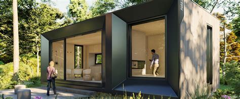 Architect-Designed Modern Green prefab tiny house kit home - Ecohome