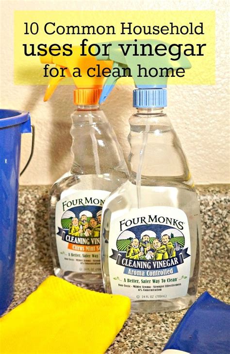 10 Common Household Uses for Vinegar for a Clean Home