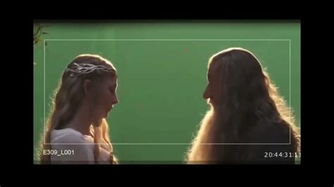 FUNNY Cate Blanchett & Ian McKellen Galadriel & Gandalf behind the ...