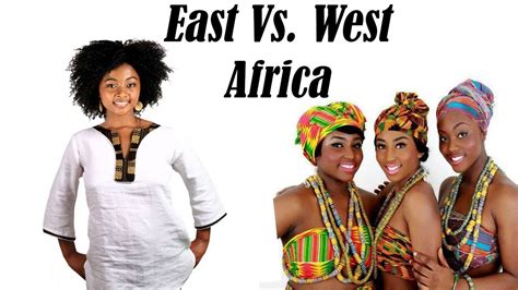 East vs West African Women - YouTube