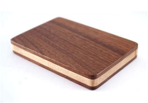 Handmade Personalized Wooden Business Card Holder | Gadgetsin