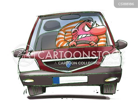 Angry Driving Cartoons and Comics - funny pictures from CartoonStock