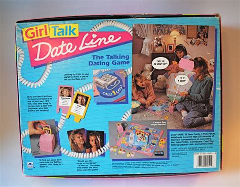 ON SALE Girl Talk Date Line Board Game Totally 80's