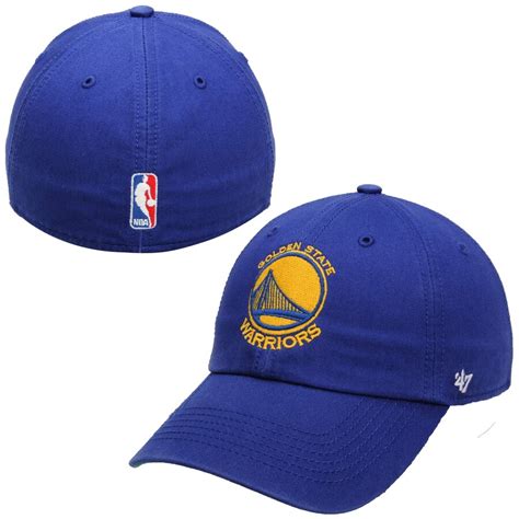 '47 Golden State Warriors Royal Current Logo Franchise Fitted Hat