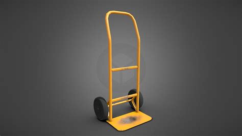 Hand Truck Cart - Download Free 3D model by louis-muir (@louir-muir) [4ca4915] - Sketchfab