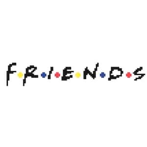 Friends Logo Cross Stitch Pattern - Etsy