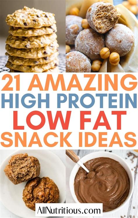 21 High Protein Low Fat Snacks That Will Keep You Full - All Nutritious