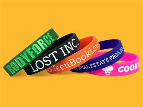 Classic Silicone Wristbands - Customize at Wristband Bros