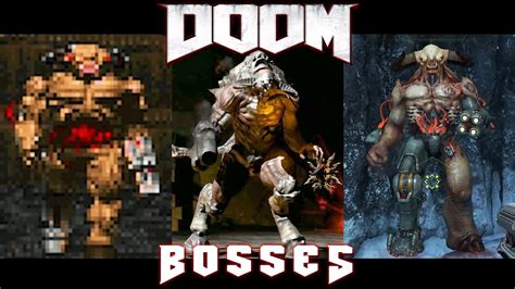 All Bosses of DOOM (1993 - 2020) - YouTube