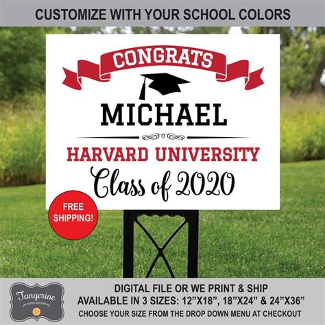 Graduation Lawn Sign | Shop Graduation Lawn Signs and Banners For 2020 | POPSUGAR Family Photo 12