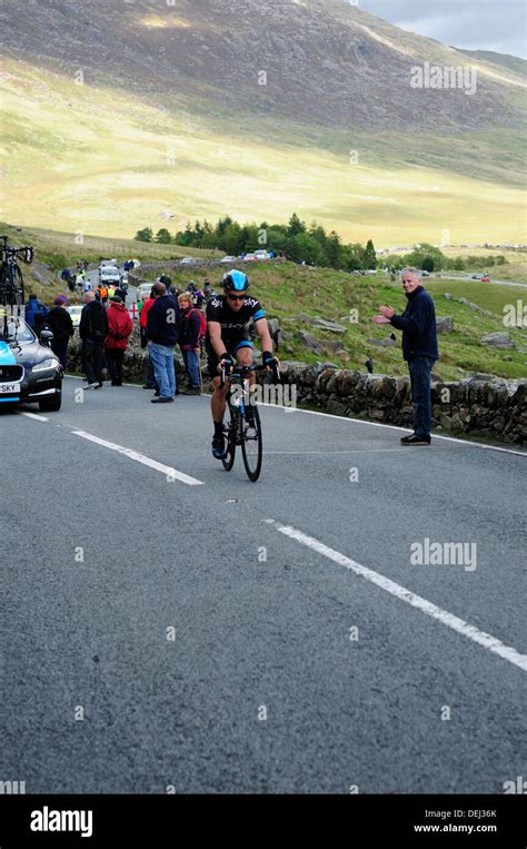 Tour of Britain,Team Sky Rider Bernie Eisel.2013 Stock Photo - Alamy