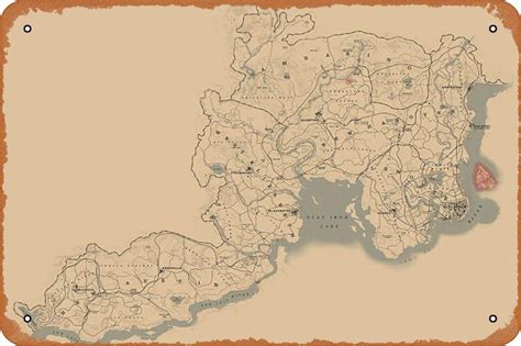 Red Dead Redemption 2 Map