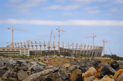 Stadium Construction in Qatar Stock Photo - Image of dusk, gulf: 37216200