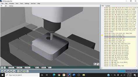 CNC simulator - YouTube