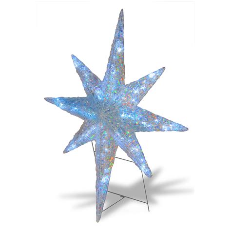 Christmas Star with Lights - 107cm - Big Christmas