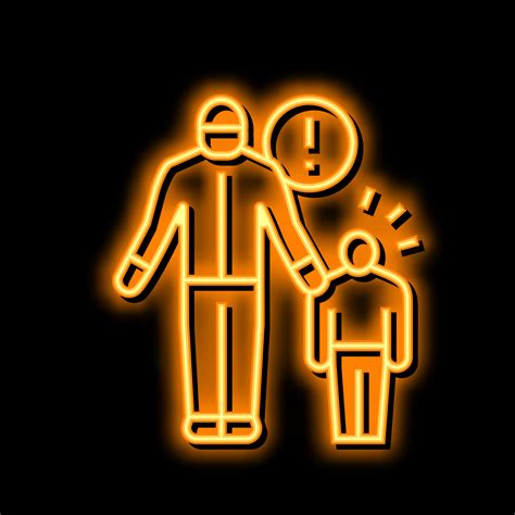 kidnapping crime neon glow icon illustration 20374486 Vector Art at Vecteezy