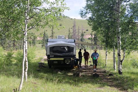 Camping near Lake City, Colorado along the Silver Thread Byway