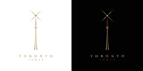 Modern and luxury Toronto city tower logo design 14162447 Vector Art at Vecteezy