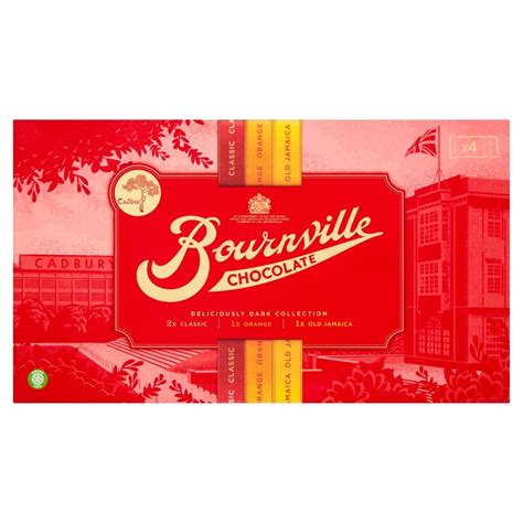 Cadbury Bournville Chocolate Retro Dark Collection Selection Box 400g