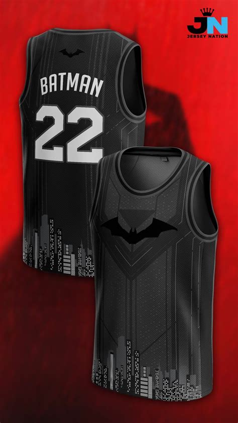 The Batman Concept Custom Basketball Jersey Batman Concept, Klay ...