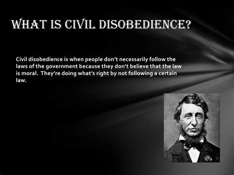 PPT - Civil Disobedience PowerPoint Presentation, free download - ID ...