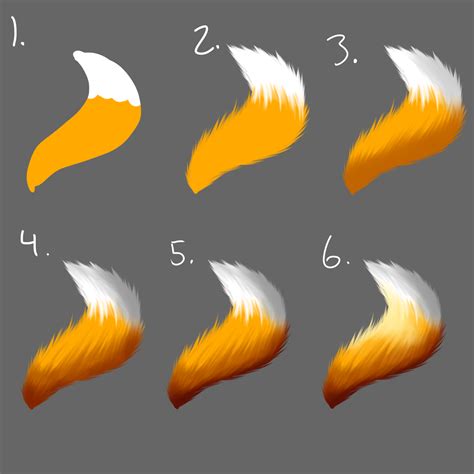 Tail/Fur Tutorial by FattyBatty on DeviantArt