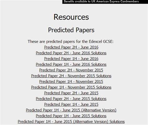 Resources - Predicted GCSE Revision Papers | Revision papers, Gcse ...