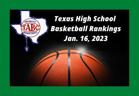 Texas High School Basketball State Rankings for week Jan. 16, 2023 ...