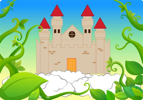 Castle Beanstalk Background Vector 110667 Vector Art at Vecteezy