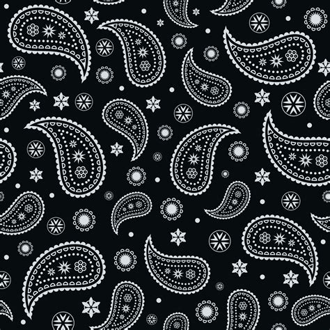 Paisley Bandana Pattern Vector Art, Icons, and Graphics for Free Download