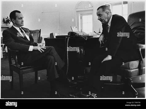 Advisors: Deputy Director of the CIA Richard Helms and President Lyndon ...