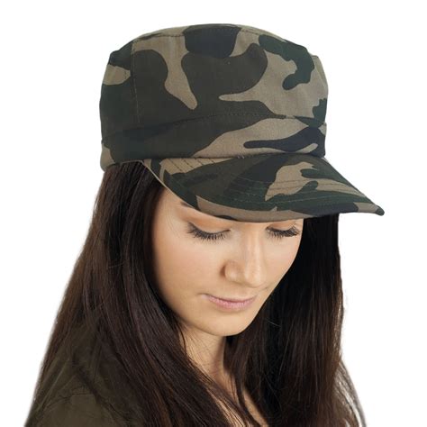 MILITARY ARMY CAP PLAIN COTTON CADET COMBAT HAT ADJUSTABLE UNISEX | eBay