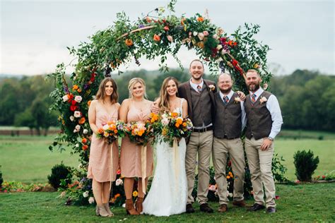 A Fall Farm Wedding That's Bursting With Color