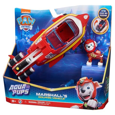 PAW Patrol Marshalls Dolphin Vehicle Aqua Pups