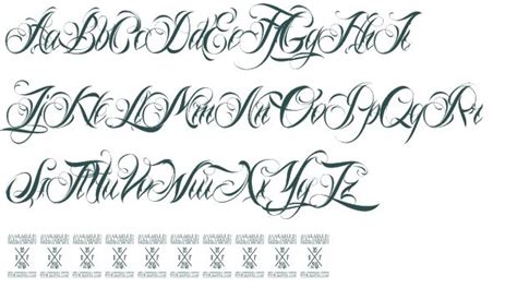 Tattoo Lettering | Nina Script font download free (truetype) | Fuentes ...