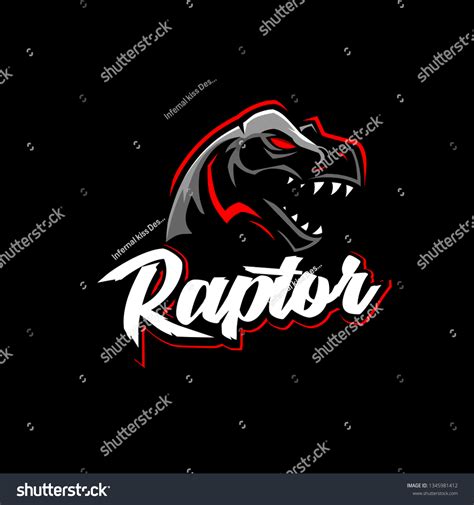 Raptor Tyrannosaurus Trex Vector Logo Template Stock Vector (Royalty Free) 1345981412 | Shutterstock