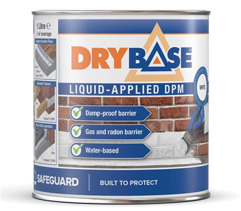 Buy Drybase Liquid Damp Proof Membrane (1 Litre, White) - Liquid DPM ...