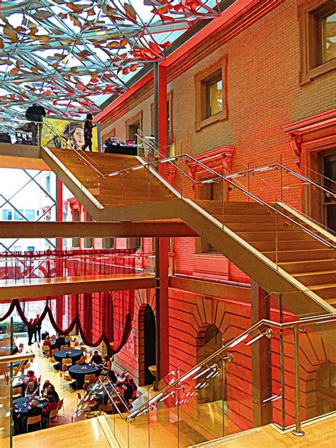 Slover Library Atrium and Staircase Photograph by De Ann Troen | Fine Art America