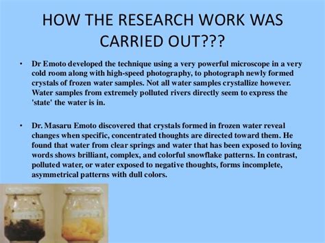 changes in structure of water with emotions