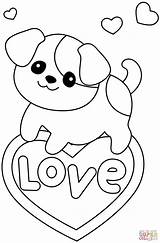 Kawaii Puppy coloring Page  Free Printable Coloring Pages sketch template