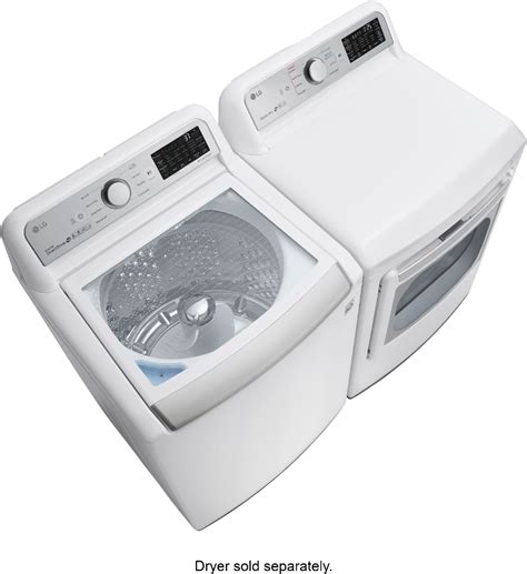 LG 4.8 Cu. Ft. 8-Cycle High-Efficiency Top-Loading Washer with Agitator ...