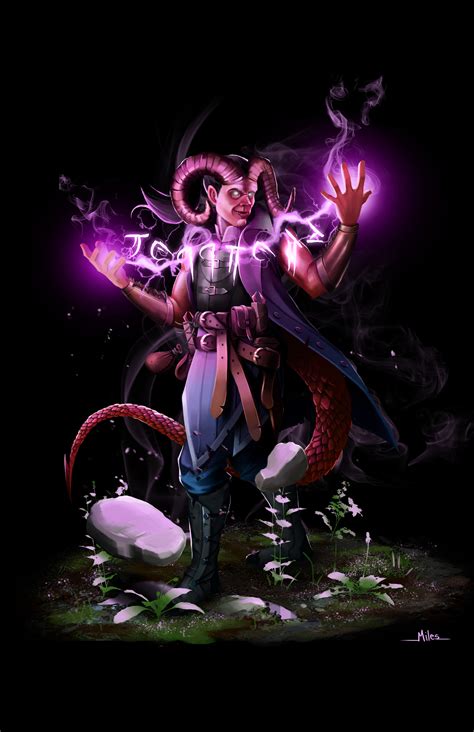 Tiefling Sorcerer Art