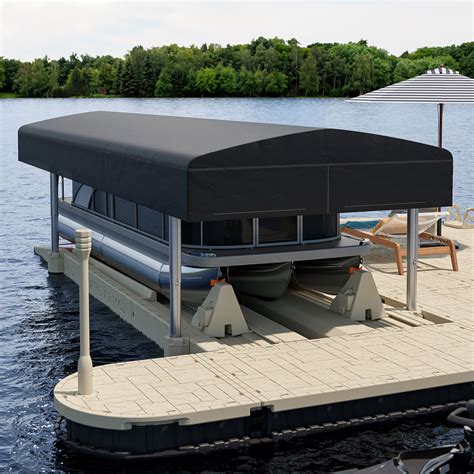 ProTect'R Canopy 10'x28' Pontoon Port - Wave Armor - Floating Docks