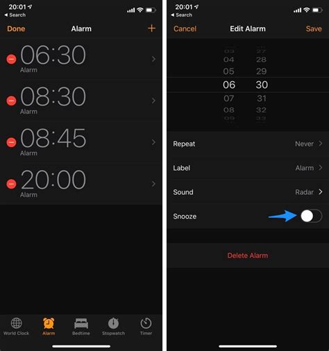 How To Disable Alarm Snooze On iPhone's Clock App - iOS Hacker