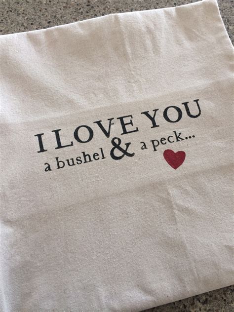 Bushel and A Peck Pillow - The Idea Room