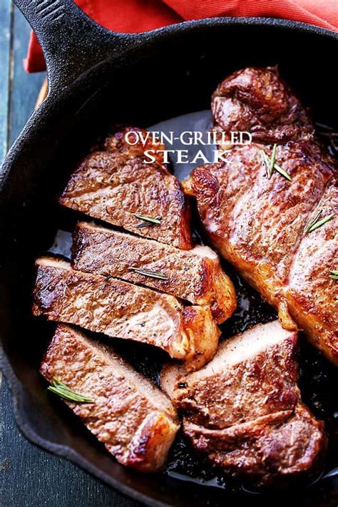 Oven Grilled Steak Recipe | Diethood