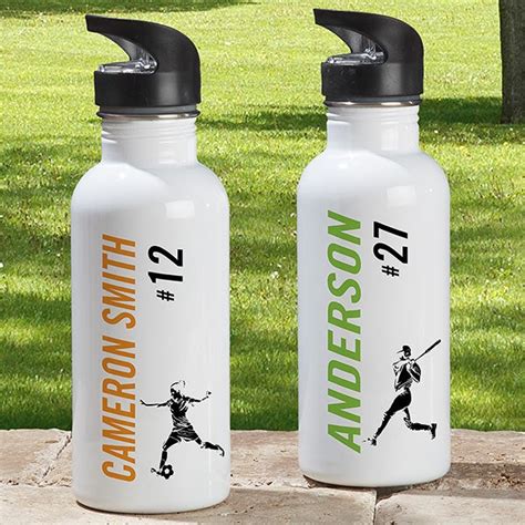 Personalized Sports Water Bottles - 20 Sports