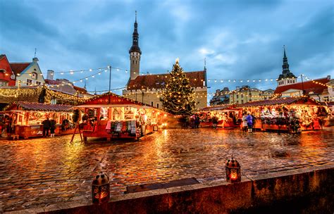 Magical Christmas at Tallinn Old Town, Estonia by Gen Vagula - Photo ...