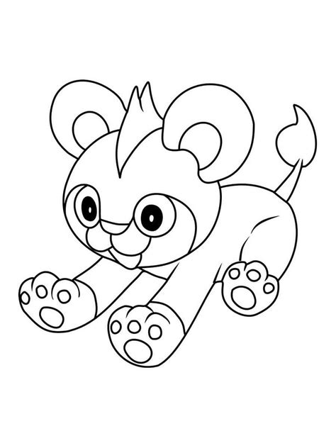 Litleo Pokemon coloring pages - Free Printable